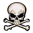 Angry Skull and Crossbones