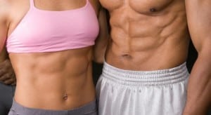 Female and Male Abs