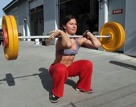 Olympic Style Barbell Front Squat