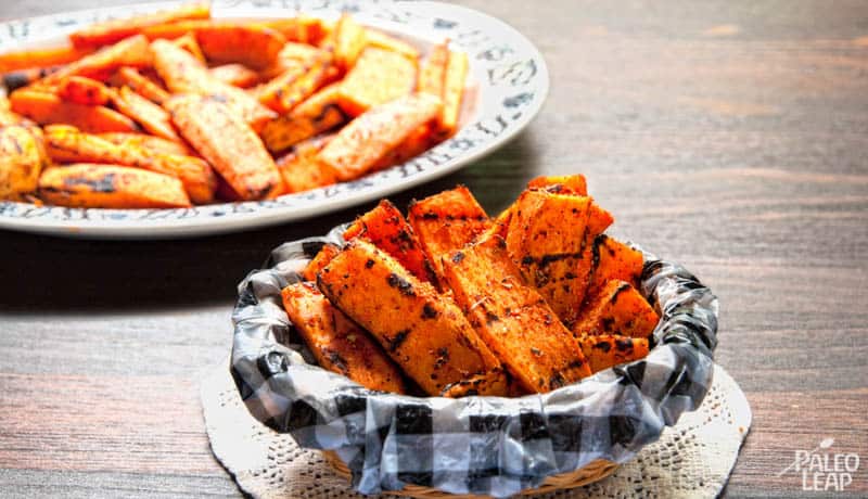 spicy sweet potato wedges