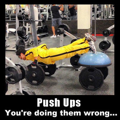 Push Ups - You're doing them wrong!
