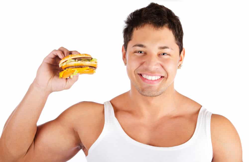 unhealthy lifestyle habits like eating cheeseburgers