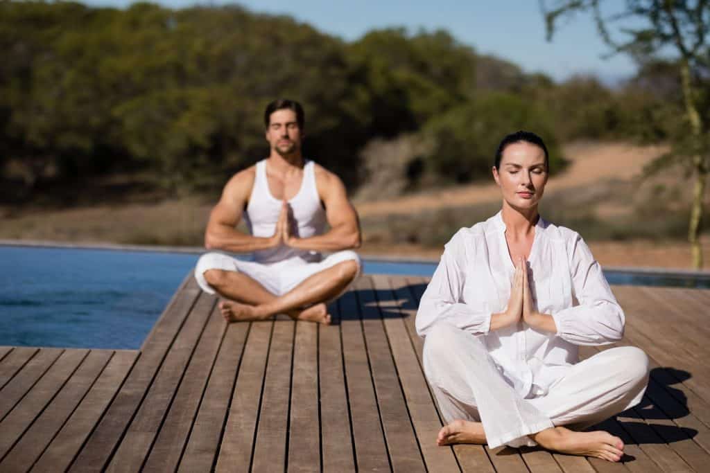 yoga couple