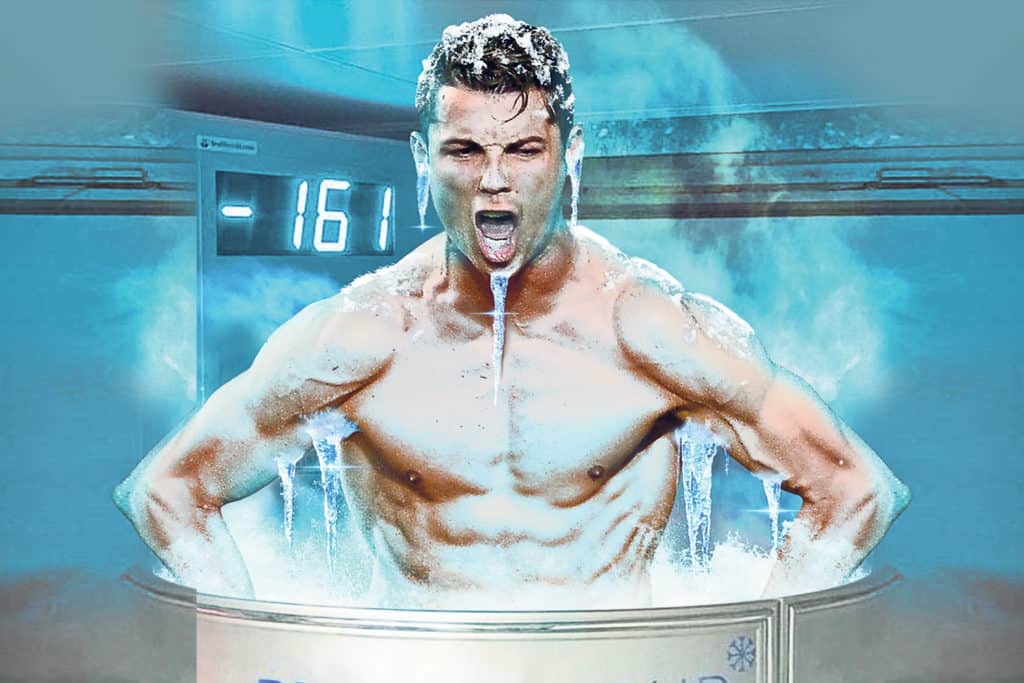 Cristiano Ronaldo Uses Cold Therapy to Enhance Recovery