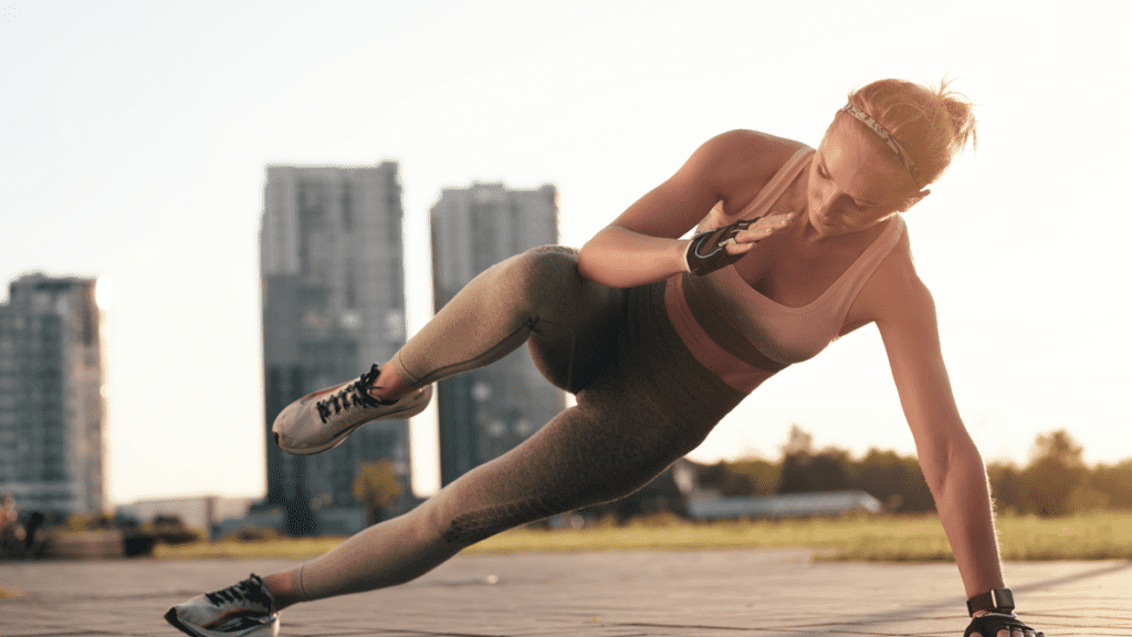 ballistic stretching female athlete