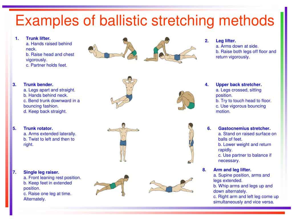 examples of ballistic stretching methods