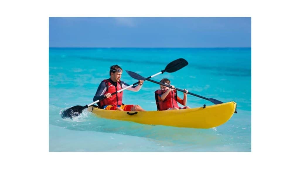 kayaking with kids