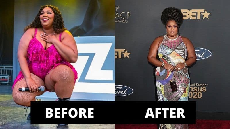 Lizzo's weight loss before and after