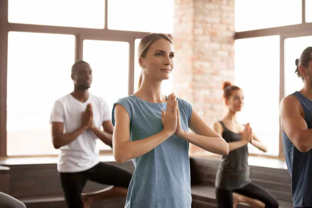 yoga girl has personal fitness goals