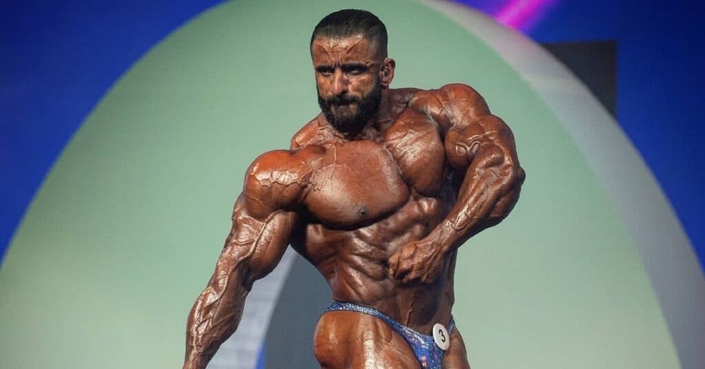 Hadi Choopan Mr Olympia 2022 posing